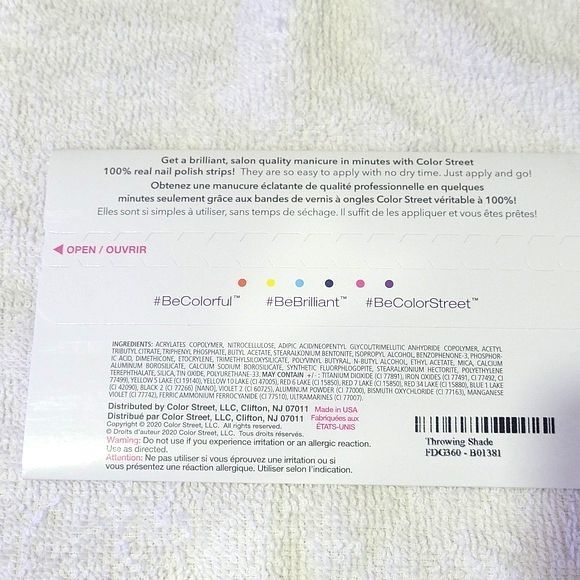 New Color Street Throwing Shade Silver Ombre Nail Kit - Picture 3 of 4